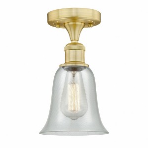 Hanover - 1 Light Semi-Flush Mount In Industrial Style-11.75 Inches Tall and 6.25 Inches Wide - 1 of 1