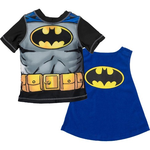 Robin Toddler Kids Child Costume Cape T-Shirt Batman New DC Comics