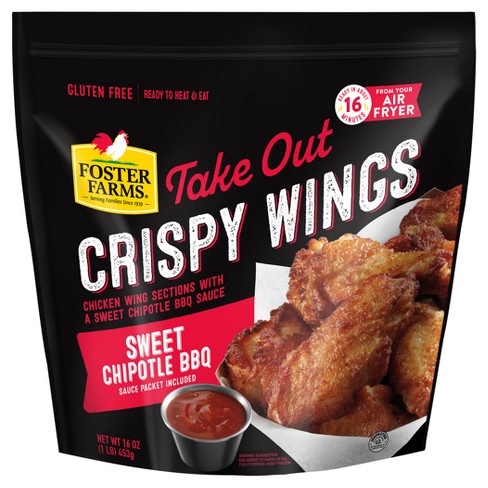 Foster Farms Chipotle Bbq Take Out Chicken Wings Frozen 16oz Target