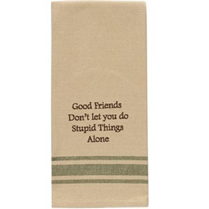 Park Designs Good Friends Embroidered Decorative Dishtowel Set of 2 - 1 of 2