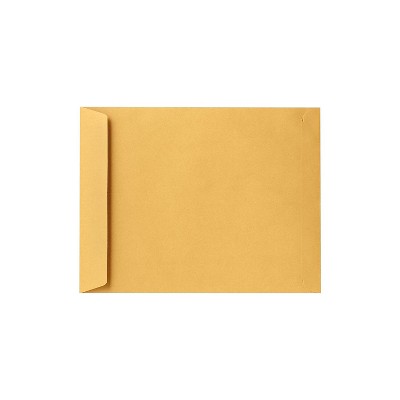 LUX 11 1/2 x 14 1/2 Open End Envelopes 50/Pack 28lb. Brown Kraft (318-50)