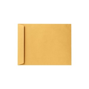 LUX 11 1/2 x 14 1/2 Open End Envelopes 50/Pack 28lb. Brown Kraft (318-50) - 1 of 1