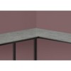 Vynxaria Computer Desk, Home Office, Corner, 58"l, L Shape, Work, Laptop, Grey Laminate, Black Metal, Contemporary, Modern - 4 of 4