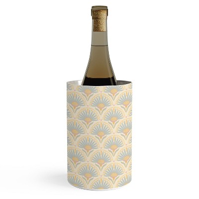 Iveta Abolina Fan Florals Yellow Wine Chiller