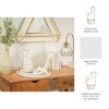 Sagebrook Home 10" Ceramic Cat Trinket Tray in White and Gold - Cat Shaped Jewelry Holder - Great Gift for Cat Lovers - 3 of 4