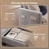 Pinmoco 67 inch Velvet L-shaped Sofa Modular Sofa with Storage Reversible Ottoman Sectional Sofa - 4 of 4