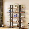 UbMelt 5-Tier Book Shelf Corner Freestanding Bookcase Storage Organizer for Living Room,Bedroom,Office - 4 of 4