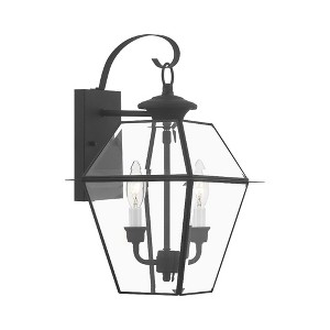 Livex Lighting Westover 2 - Light Wall Light in  Black - 1 of 2