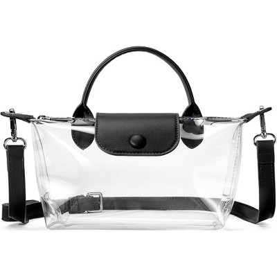Attop Clear Bag for Stadium Approved Small Crossbody Purse Handbags for Concerts Sports Events