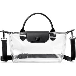 Attop Clear Bag for Stadium Approved Small Crossbody Purse Handbags for Concerts Sports Events - 1 of 4
