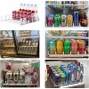White Automatic Pusher Glide Drink Organizer for Fridge, Soda Dispenser Holds 25 Cans for 12oz 16oz 20oz - 4 of 4