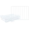 Juvale 8 Pack Metal Wire Shelf Dividers for Closet Organizers Shelves Storage, White 10.75 x 12.75 in - image 4 of 4