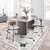 Insect Washable Soft Area Rugs for Living Room Bedroom Ultra-Thin Non Slip Dining Room Stain Resistant Rug Large Carpet for Office Nursery Bedroom - 3 of 4