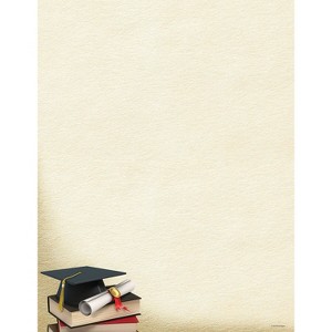 Great Papers! Graduation Letterhead Grad Corner 80/Pack (2015117) - 1 of 2