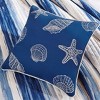 Sapphtopaz Comforter Set Bedding Quilt Set Watercolor Stripe Printed Solid Color Back Reversible Cotton Quilt Set 6 Piece - 3 of 4