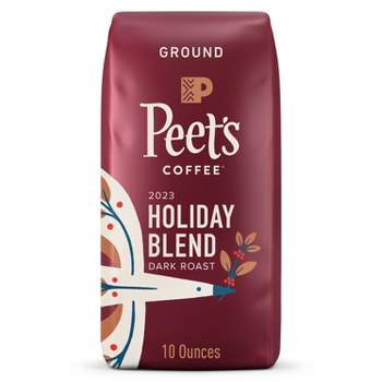 Peet's Dark Roast Holiday Blend Ground Coffee - 10oz