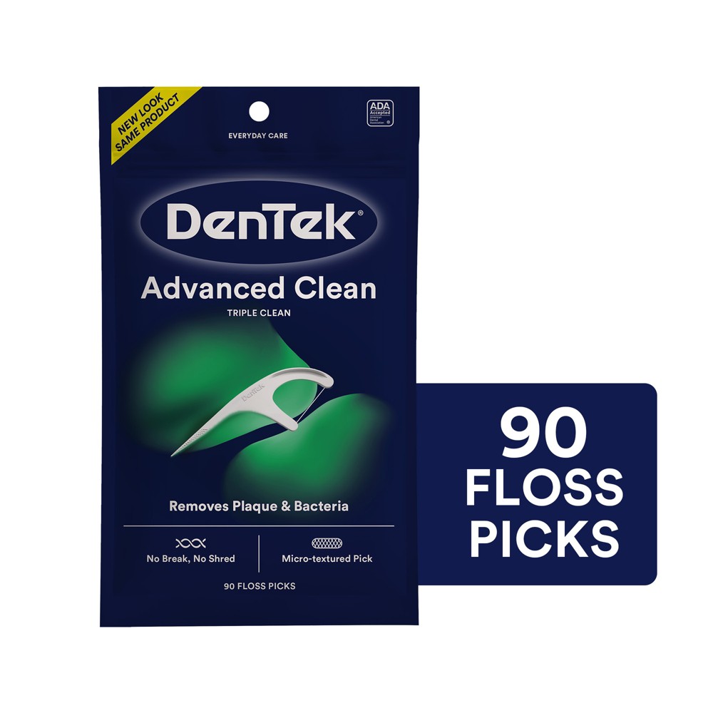 Photos - Toothpaste / Mouthwash DenTek Triple Clean Floss Picks for Tight Teeth - 90ct 