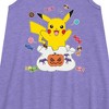 Girls' - Pokémon - Gotta Eat Em All Graphic Sleeveless Aline Dress - 2 of 3