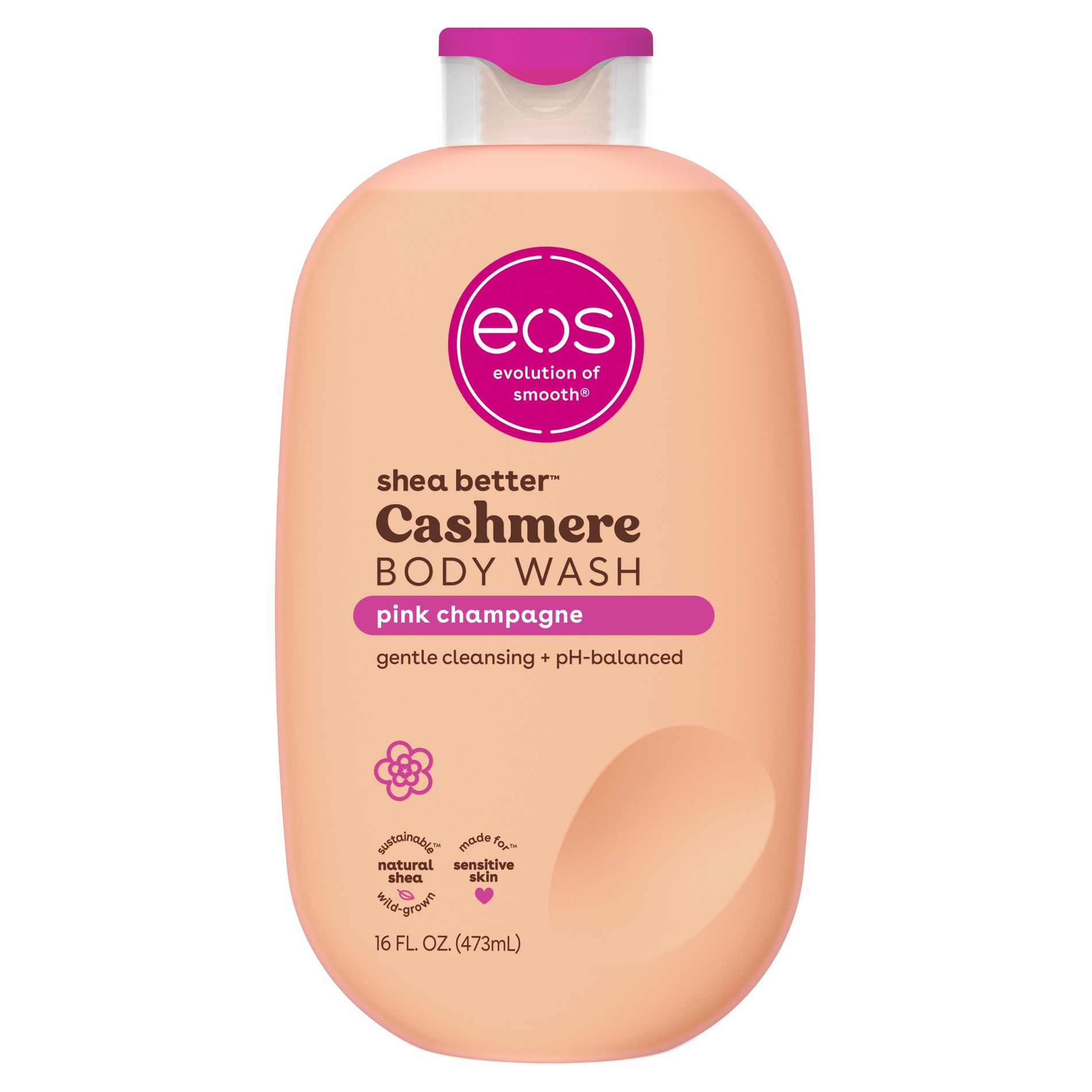 eos Shea Better Cashmere Body Wash - Pink Champagne - 16 fl oz