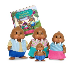 Li'l Woodzeez Tuskaroo Walrus Family Small Figurine Set - 1 of 4