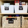 Talented Kitchen 128 Pack Black Chalkboard Pantry Labels, Food Label Sticker, Kitchen Container Organization and Storage Decal - 4 of 4