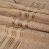 Plazatex All Season Towel Set Made With High Quality Fabric for Maximum Comfort 6 Piece Taupe - 4 of 4