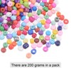 Unique Bargains Loose Craft DIY Earring Necklace Making Glass Round Beads - 3 of 4