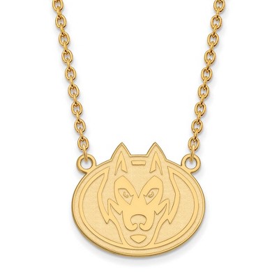Black Bow Jewelry 10k Yellow Gold St. Cloud State Huskies NCAA Necklace 18 Inch
