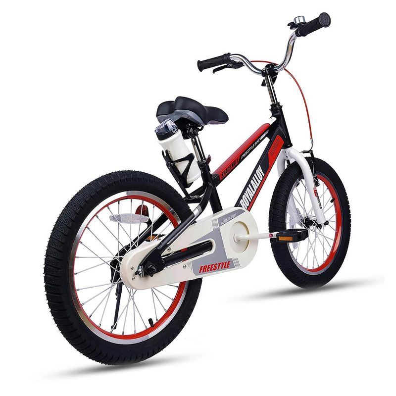 RoyalBaby Space No. 1 Freestyle Kids Bicycle Bike w/Handbrake, Coaster Brake, Training Wheels, and Water Bottle for Boys & Girls Ages 3 to 5, 3 of 7