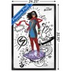 Trends International Marvel Ms. Marvel - Doodles Framed Wall Poster Prints - 3 of 4