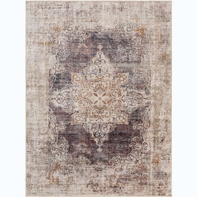 Mark & Day Wallace 2'7"x4' Rectangle Washable Woven Indoor Area Rugs Coffee