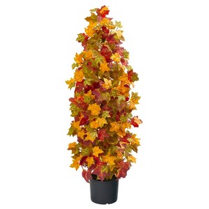 HomeStock  3.25 ft. Artificial Tree in Pot for Indoor/Outdoor - 1 of 2