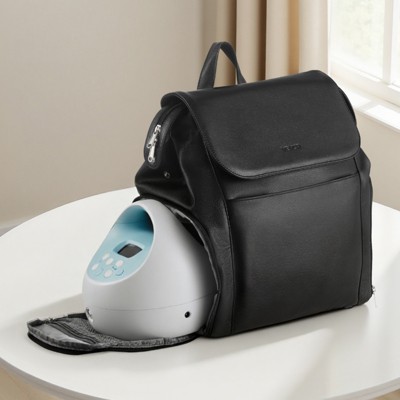 VEVOR Breast Pump Backpack, Breast Feeding Bag with Ice Pack, Fits for S1/S2, Pumping Accessories & Breastmilk Storage, Pump Carrying Case, Black — фото 2