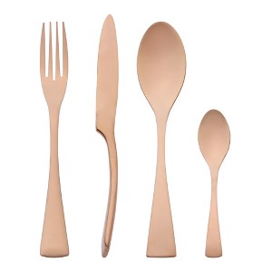 REGALWOVEN Stainless Steel Silverware Set Flatware with Knife 4 Pieces - 1 of 4