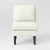 Gelbin Boucle Slipper Chair with Wood Legs Cream - Project 62™ - image 3 of 4