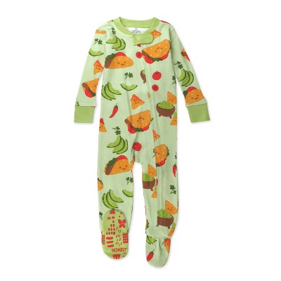 Honest Baby Organic Cotton Fun Foods Pajamas For Babies & Toddlers