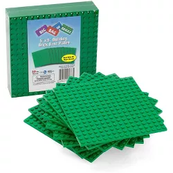 Big Bag of Bricks Green Building Plates 5"x5", 10 Pack