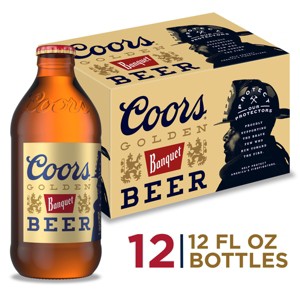 Coors Banquet Lager Beer - 12pk/12 fl oz Bottles - 1 of 4