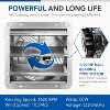 DOMETOUR 12 Inch Shutter Exhaust Fan Aluminum High Speed 1620RPM, 940 CFM Set of 2 Silver - 2 of 4