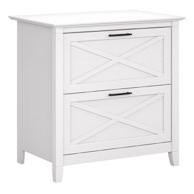 2 Drawer Key West File Cabinet Pure White Oak - Bush Furniture