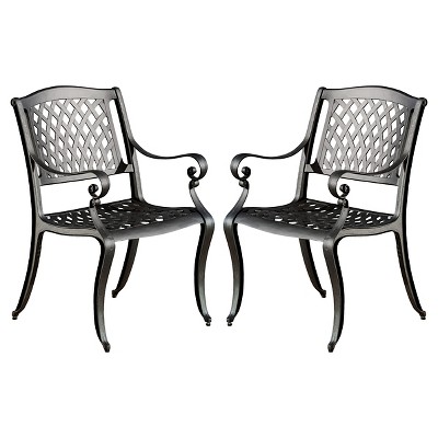 target black patio chairs