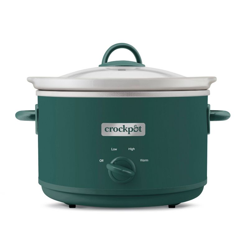 Crock-Pot 4.5qt  Manual Slow Cooker - Ponderosa Green, 1 of 7