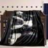 Rest Happy Boston Terrier Pattern Four Seasons Mother and Youngsters Nap Blanket Flannel Blanket Christmas Decoration Birthday Gift. - 3 of 4