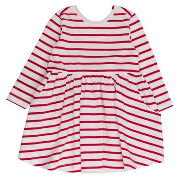 RuffleButts Baby Girls Long Sleeve Twirl Dress