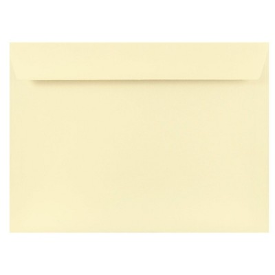 JAM Paper 9 x 12 Booklet Strathmore Envelopes Natural White Wove 191286