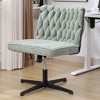 Armless Office Desk Chair No Wheels - 3 of 4