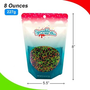 Sprinkle Me This – The Nightmare Mix Halloween Nonpareils – Black, Orange, Purple, and Green Sprinkle Blend - 1 of 4