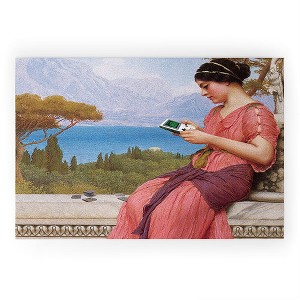 Jonas Loose The Game Of Love Looped Vinyl Welcome Mat - Society6 - 1 of 4