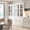 Famapy Elegant Pantry  Multifunctional Tempered Modular Glass Cabinet White - 3 of 4