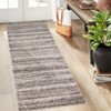 Machine Washable Runner Rugs 2x6 Modern Farmhouse Area Rugs with Non-Slip Backing Gradient Woven Hallway Rugs Non-Shedding Soft Low Pile Rug - 3 of 4